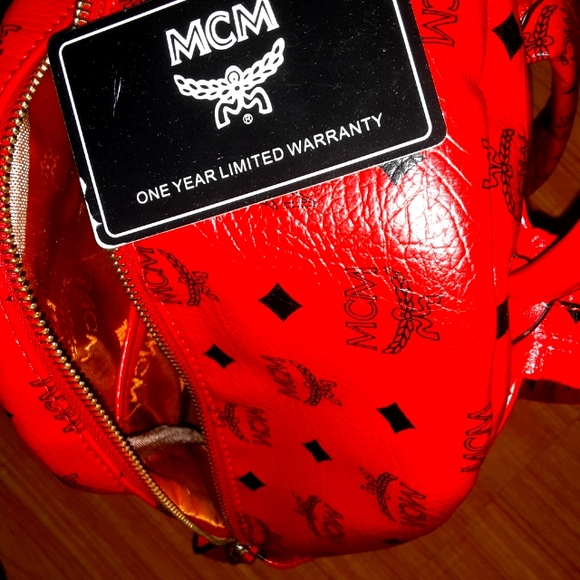 MCM red Backpack - Picture 2 of 3